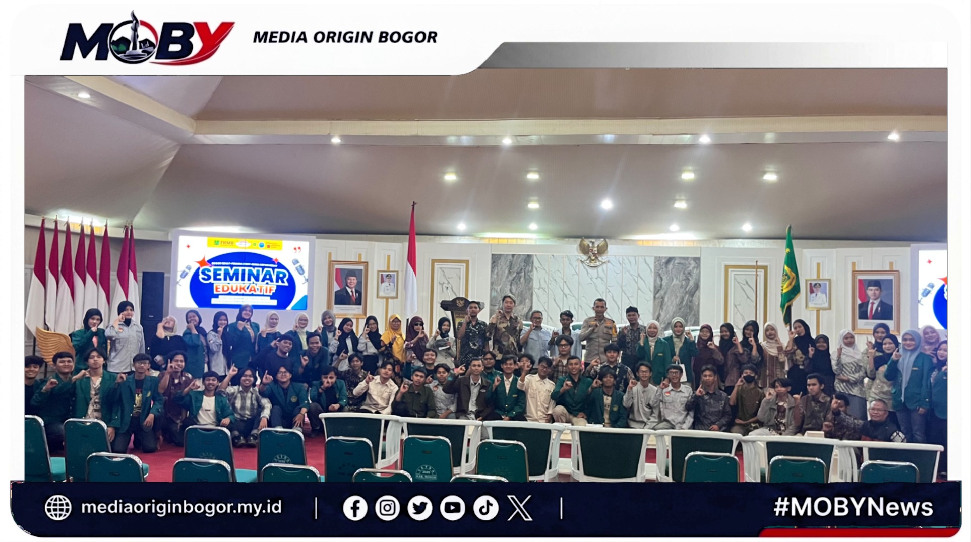 FKMB Hadirkan Kepolisian, BNN dan Dispora dalam Seminar Edukatif, Tegaskan Peran Pemuda Bogor Lawan Ancaman Narkoba